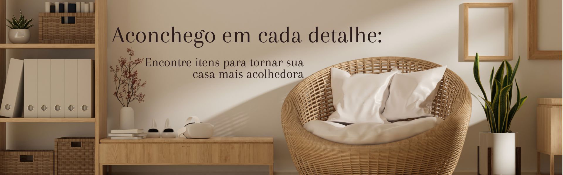 Aconchego decoaração de casa