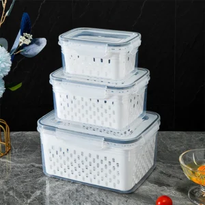 Organizador de Geladeira com 3 Peças