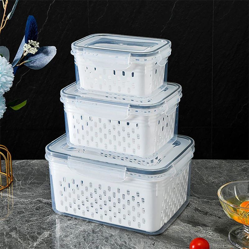 Organizador de Geladeira com 3 Peças